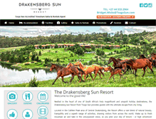 Tablet Screenshot of drakensberg-holidays.co.za